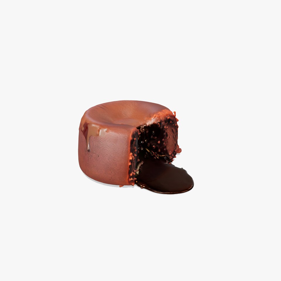 Chocolate Lava Cake Dessert model pack